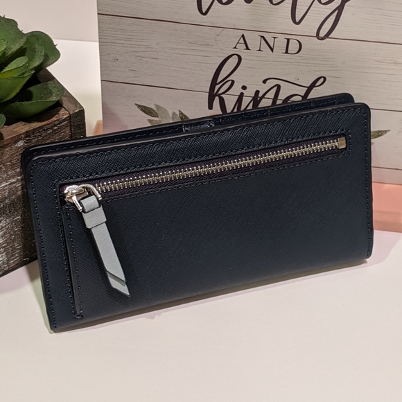 NWOT* ♠️ KS ♠️ Cameron Lg Slim Bifold Wallet - Picture 3 of 7